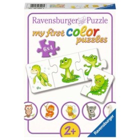 Puzzle Pui De Animale, 6X4 Piese Ravensburger - 1
